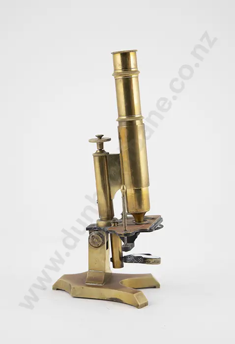 Victorian All Brass Microscope Image 1++