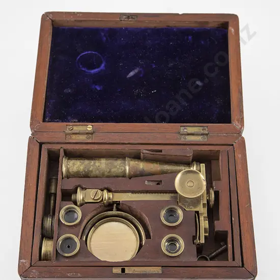 Victorian All Brass Field Microscope