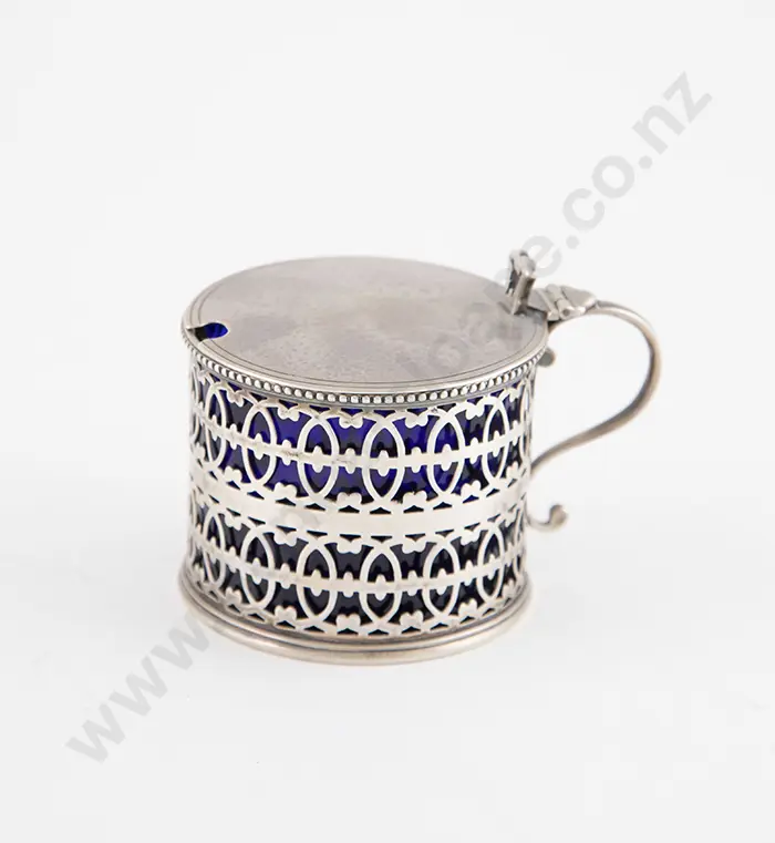 Geo V S/S Mustard Pot Image 1++