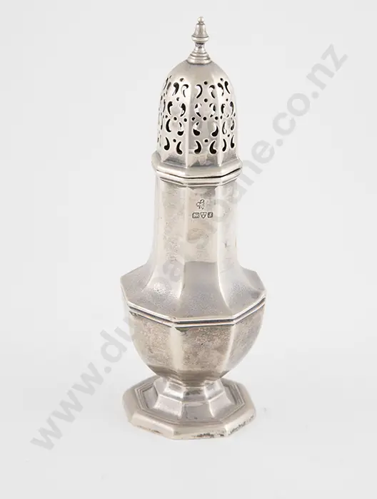 Edw VII S/S Sugar Caster Image 1++