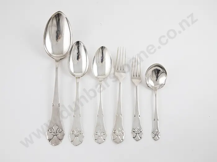 Chiefly Danish 60 Piece S/P Suite Of Cutlery Image 1++