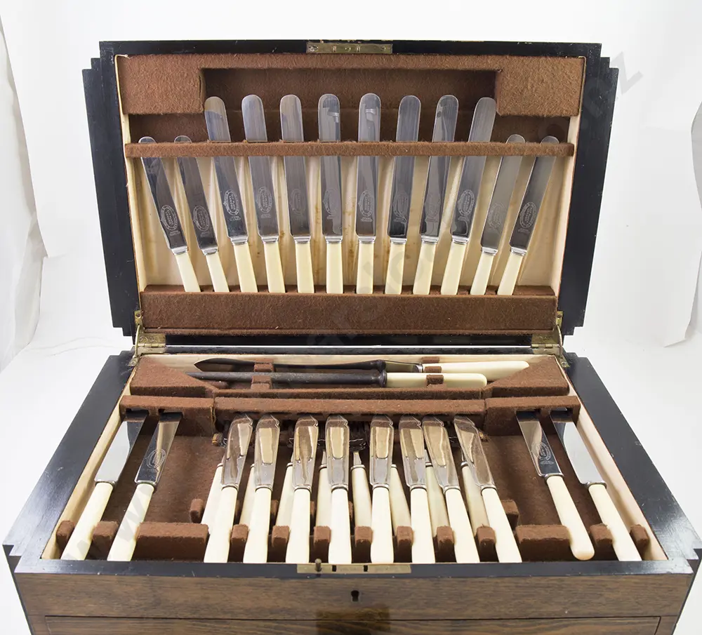 Art Deco Canteen Of Cutlery Image 1++