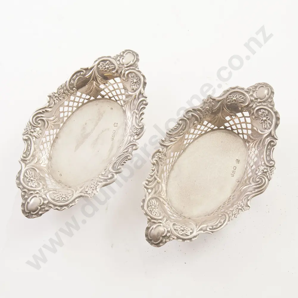 Pair Vict S/S Bon Bon Dishes Image 1++