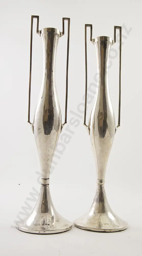 Pair Edw VII S/S Vases Image 1++