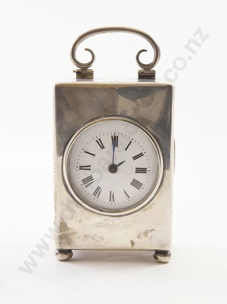 Geo V S/S Table Carriage Clock Image 1++