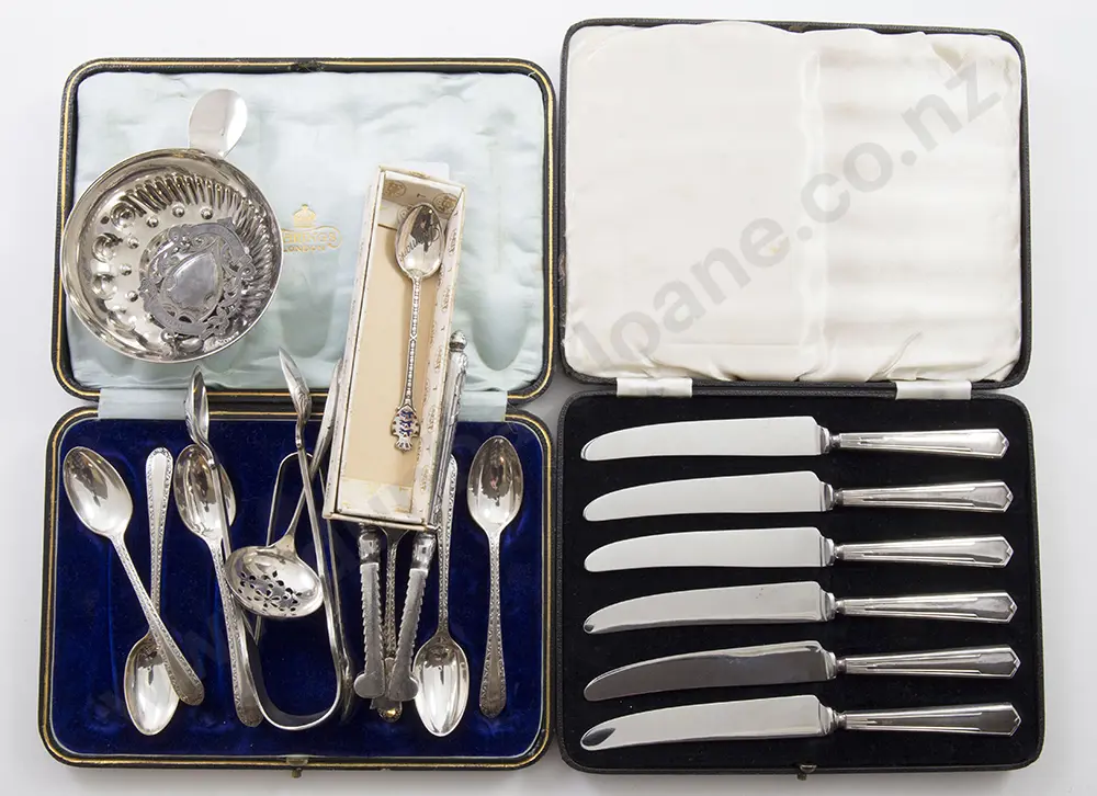 S/S Teaspoons, Knives & Sel S/P Items Image 1++