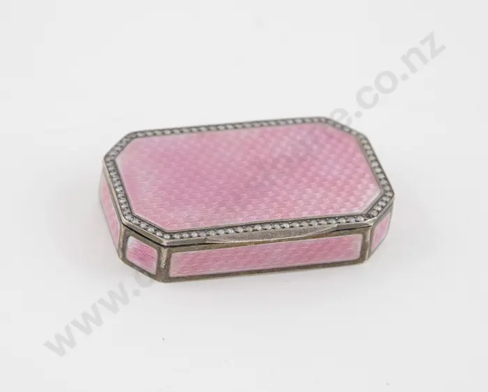 S/S & Enamel Pill Box Image 1++