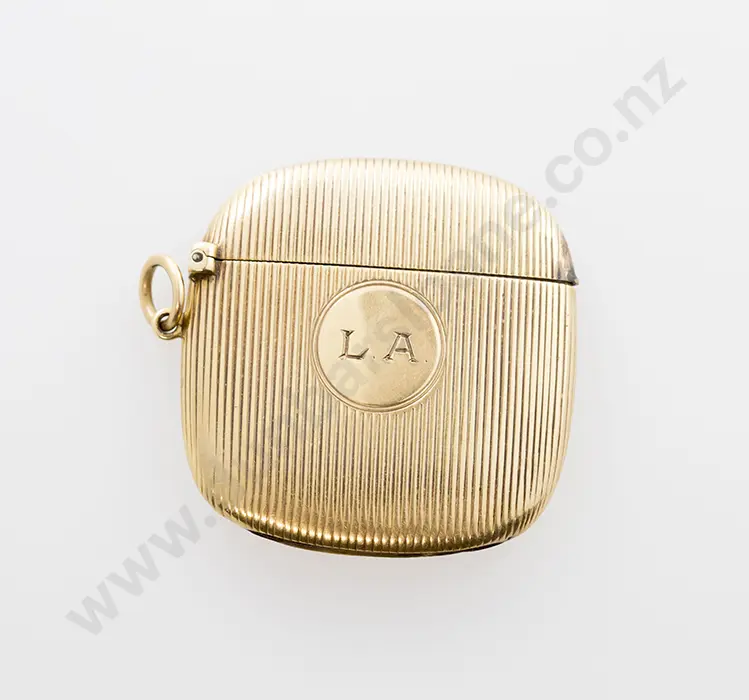 15ct Gold Vesta Case Image 1++