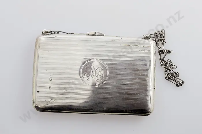 A S/S Oblong Jewellery Box & A Purse Image 1++