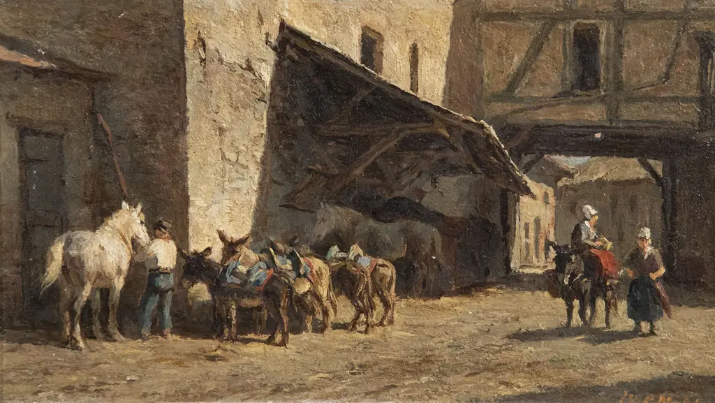 C19th European Oil Image 1++