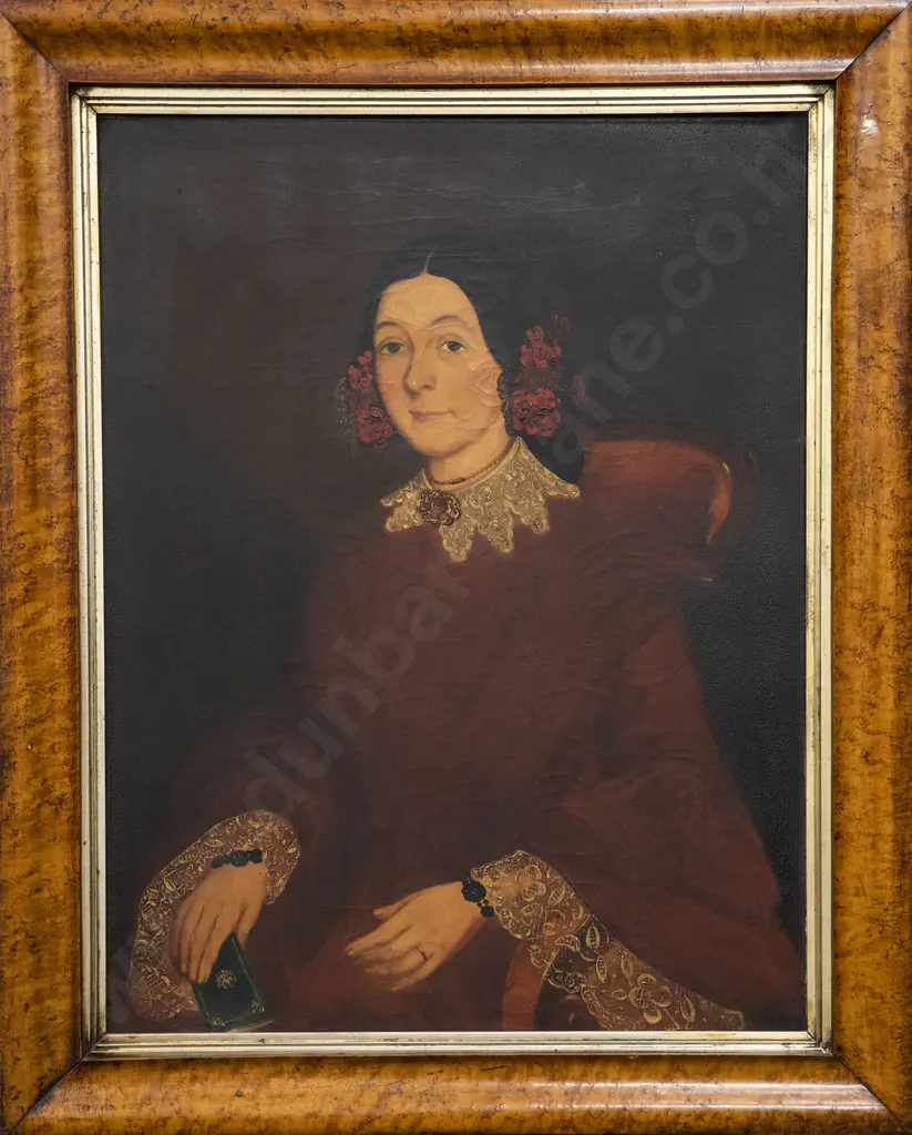 Victorian School - Portrait Of A Lady Image 1++