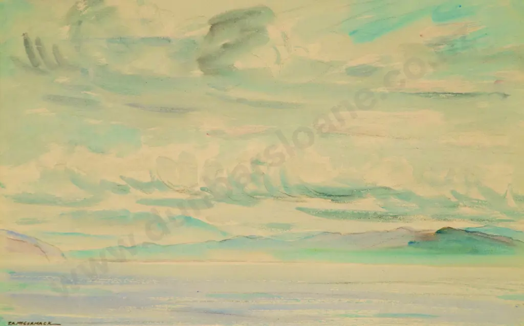 T A McCormack - Clouds over East Hills Image 1++