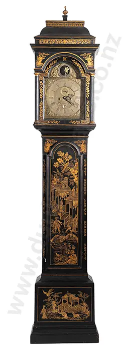 Geo III Longcase Clock by R. Henderson of London Image 1++