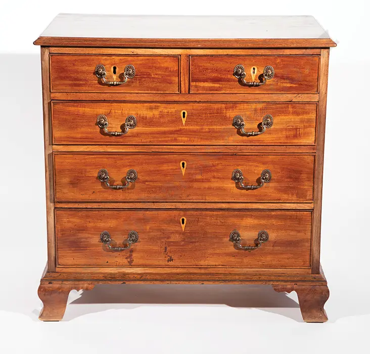 Geo III Mahogany Batchelor's Chest Image 1++