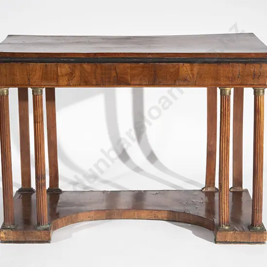 Regency Mahogany Oblong Console Table