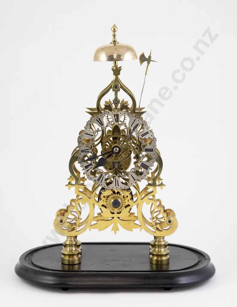 C19th Skeleton Clock Image 1++
