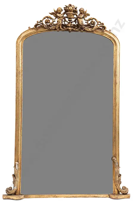 Large Gilt Wood Pier Glass Image 1++