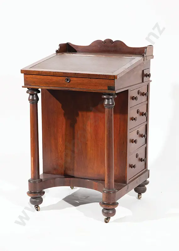 WMIV Rosewood Davenport Desk Image 1++