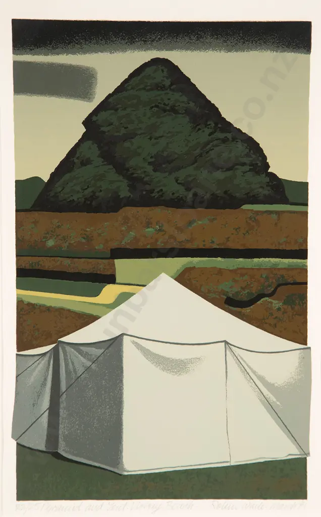 Robin White - Pyramid and Tent (Victory Beach) Image 1++