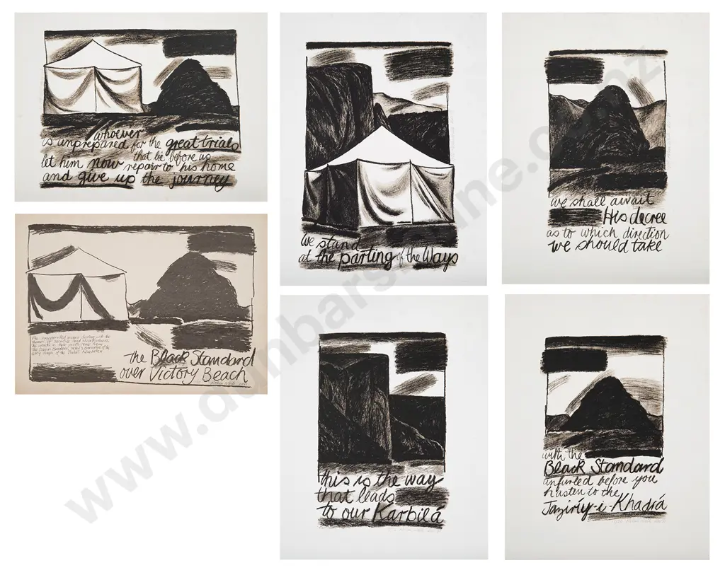 Robin White - The Black Standard Over Victory Beach Image 1++