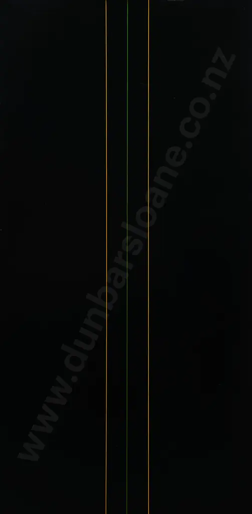 Ralph Hotere - Black Painting - Yellow/Green III Image 1++