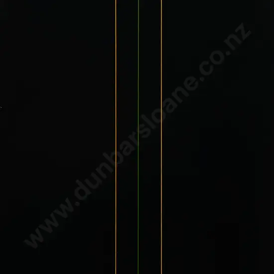 Ralph Hotere - Black Painting - Yellow/Green III