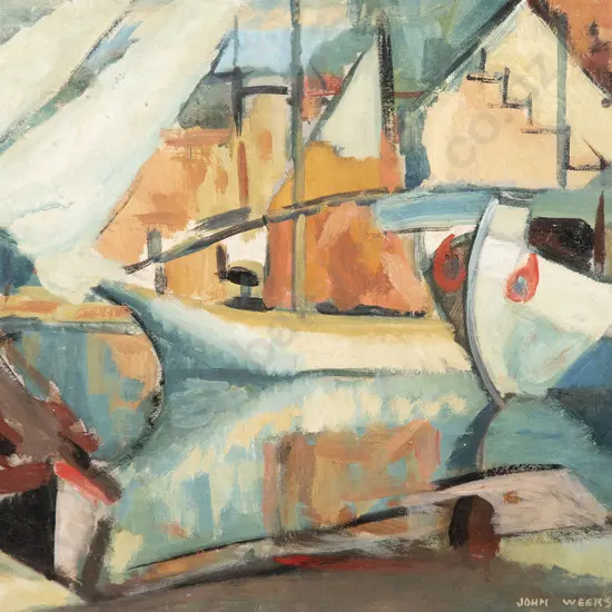 John Weeks - Boats in Harbour