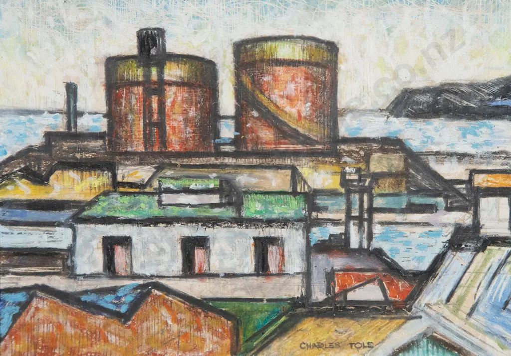 Charles Tole - Oil Tanks (Port Ahuriri) Image 1++