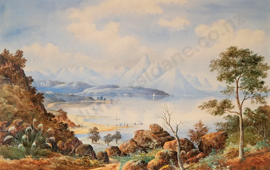 John Barr Clarke Hoyte - Lake Waikaremoana Image 1++