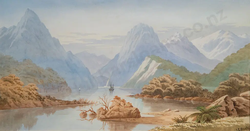 John Barr Clarke Hoyte - Milford Sound Vista Image 1++