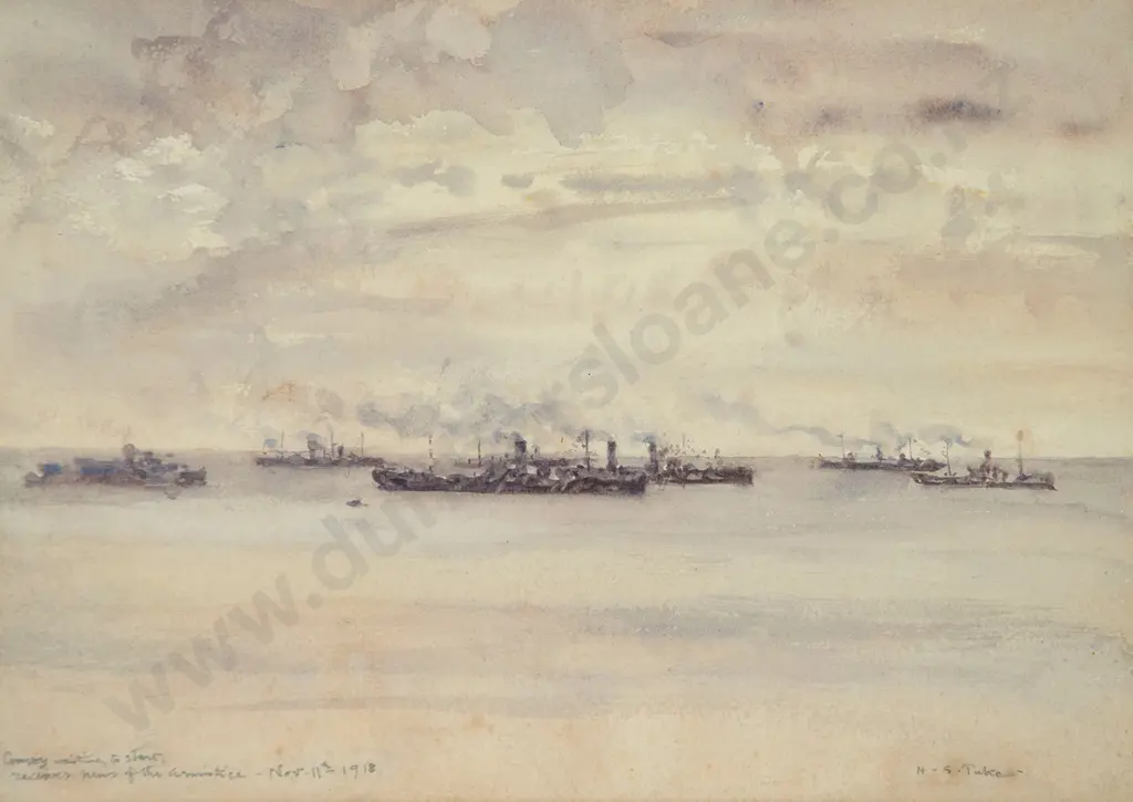 Henry Scott Tuke - Convoy waiting to start Image 1++