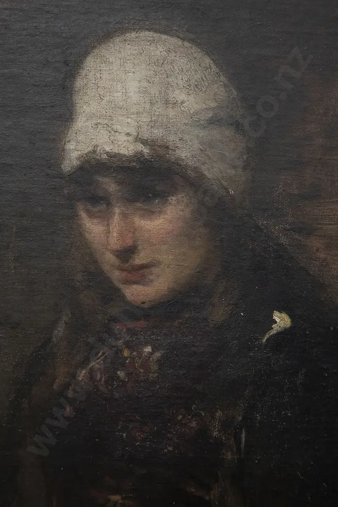 Petrus Van der Velden - Head Study for 'Disillusioned' Image 1++