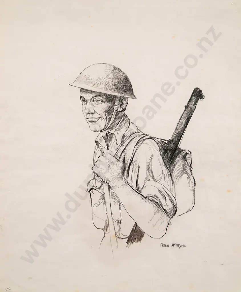 Peter McIntyre - New Zealand Infantry Soldier Image 1++