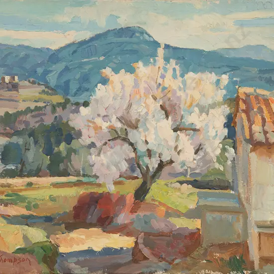 Sydney Lough Thompson - Cerisier en Fleurs (St Jeannet)