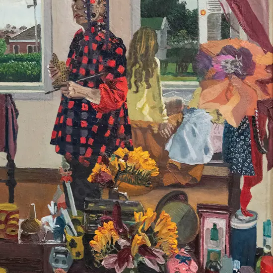 Jacqueline Fahey - Self Portrait in Augusta's Bedroom