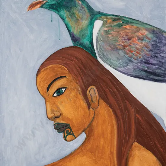 Robyn Kahukiwa - Wahine Me Kereru