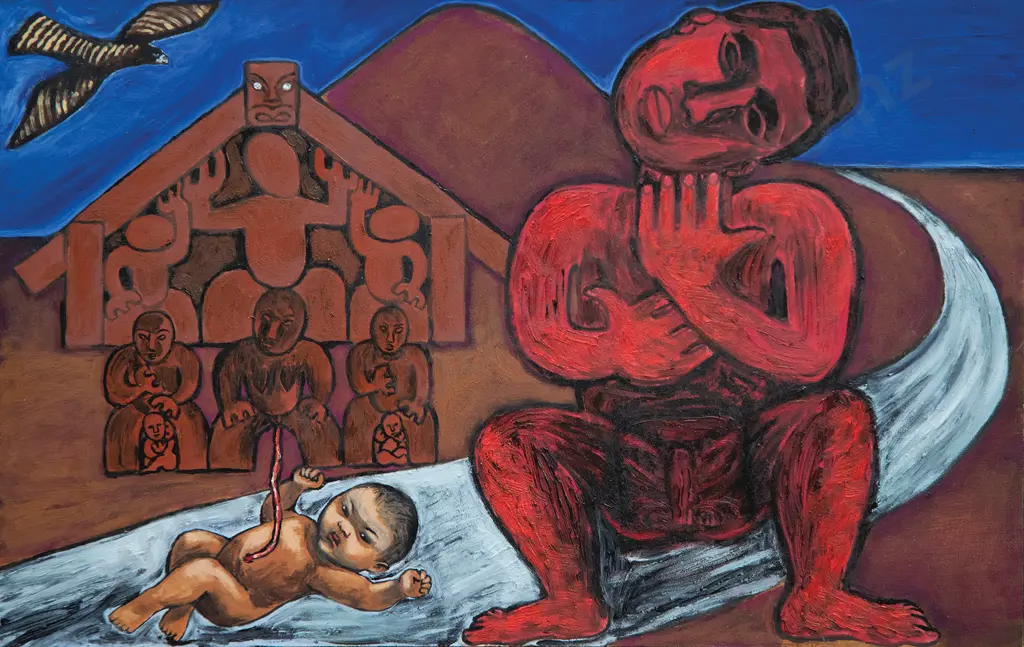 Robyn Kahukiwa - Whanau Hapu Iwi Image 1++