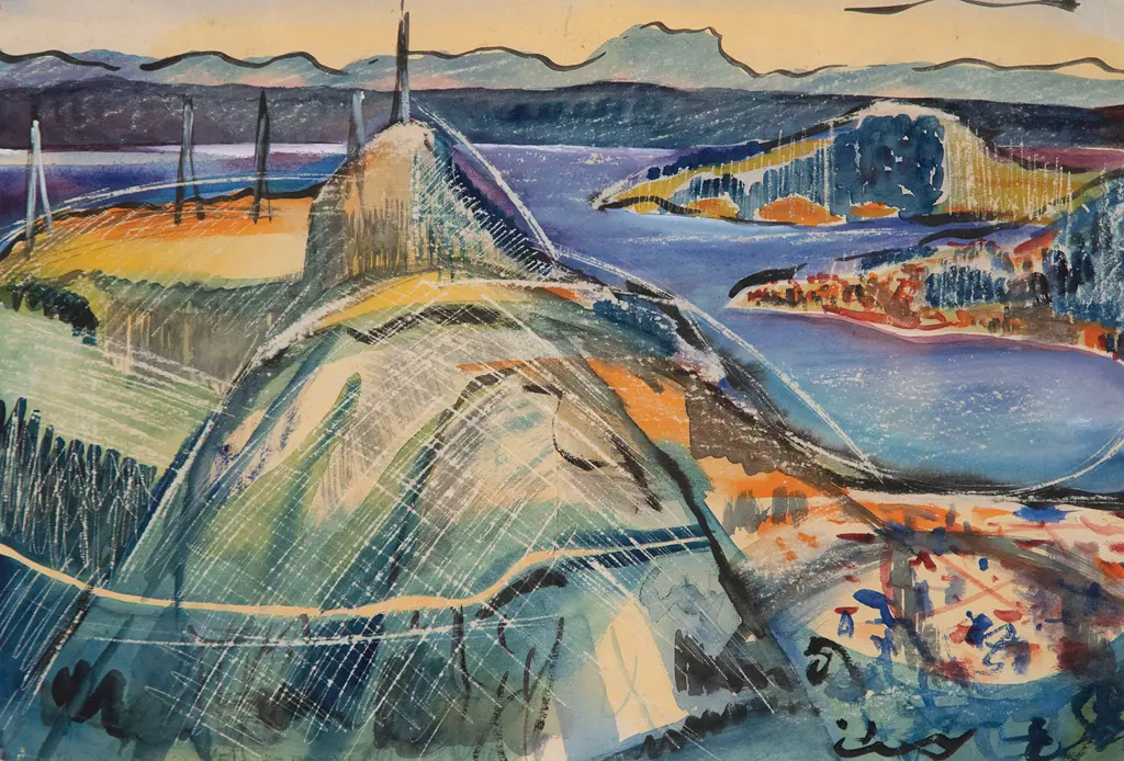 John Drawbridge - Harbour View from Island Bay Image 1++