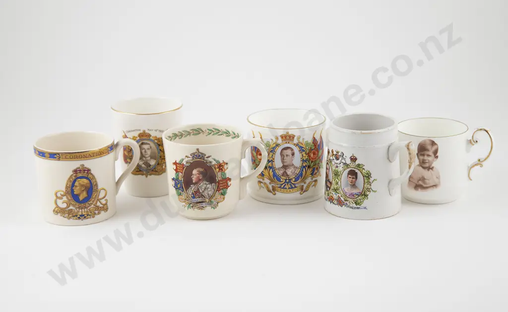 Six Royal commemorative Cups & Beaker Image 1++