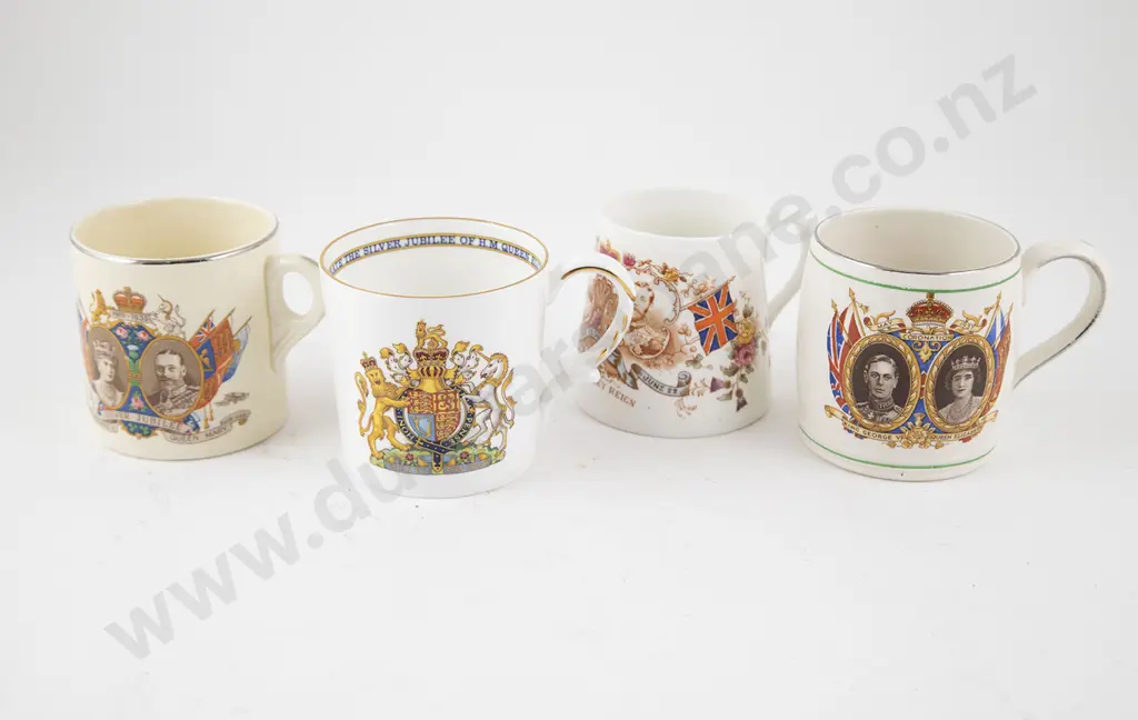 4 Various Royal Commemorative Cups Image 1++