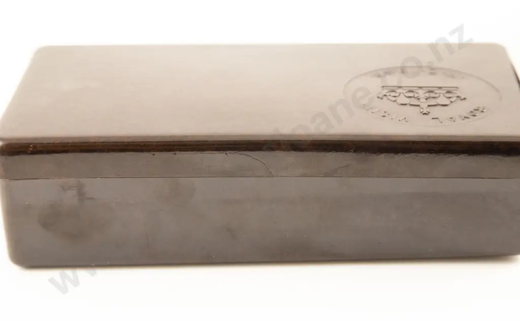 Miniature S/S 1977 Coronation Coach & Bakelite Cigarette Box Image 1++