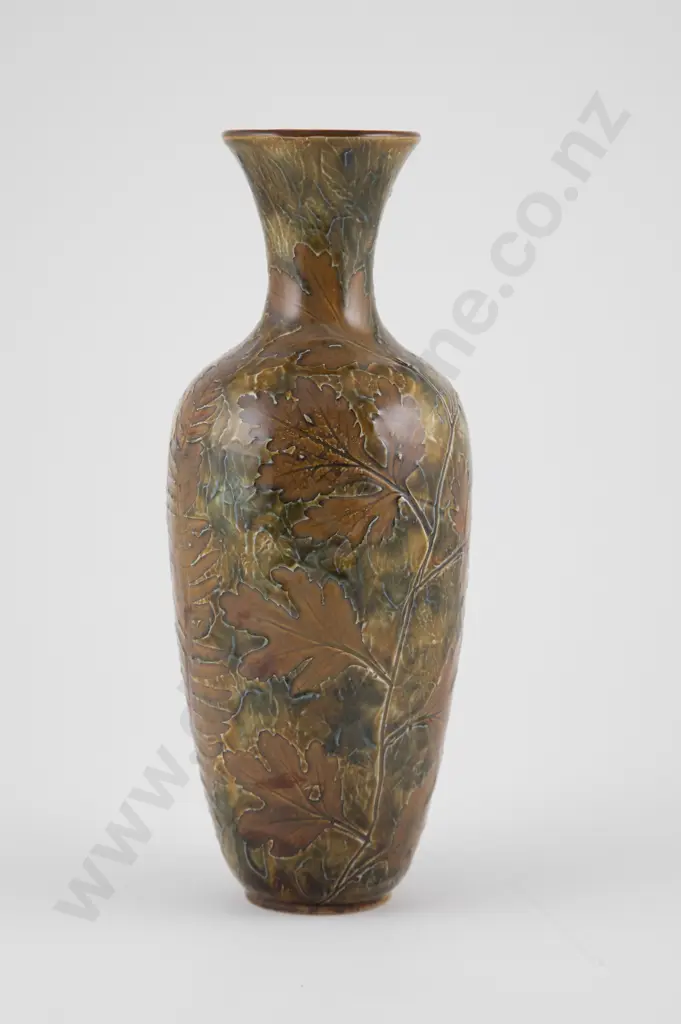 Doulton Lambeth Stoneware Vase Image 1++