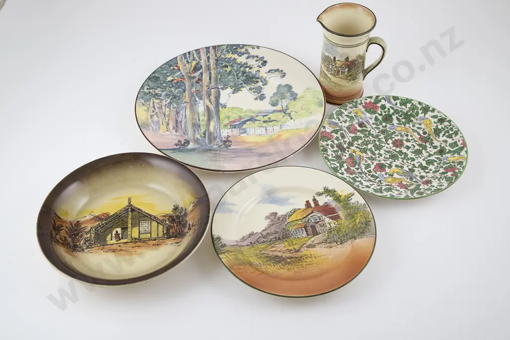 Three Royal Doulton Series Ware plates & Jug Image 1++