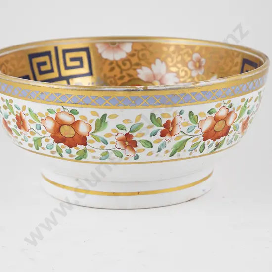 C19th Staffordshire Punch Bowl
