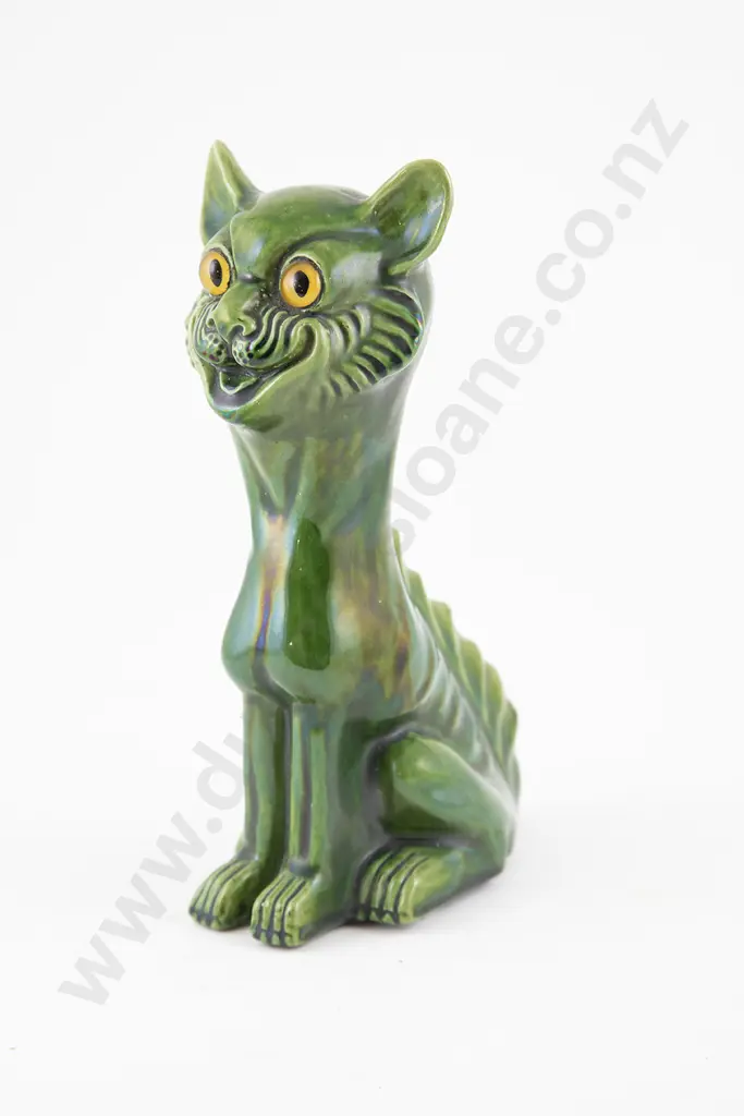Aller Vale Pottery Art Nouveau Figure Of A Cat Image 1++