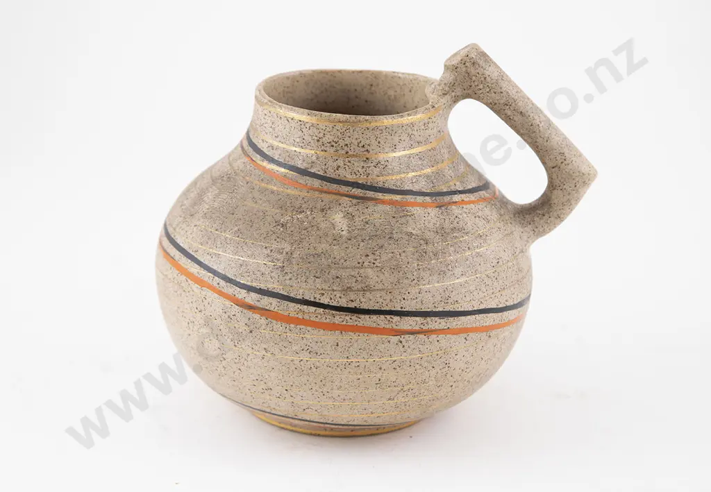 Clarice Cliff Bizarre Goldstone Pattern Jug Image 1++