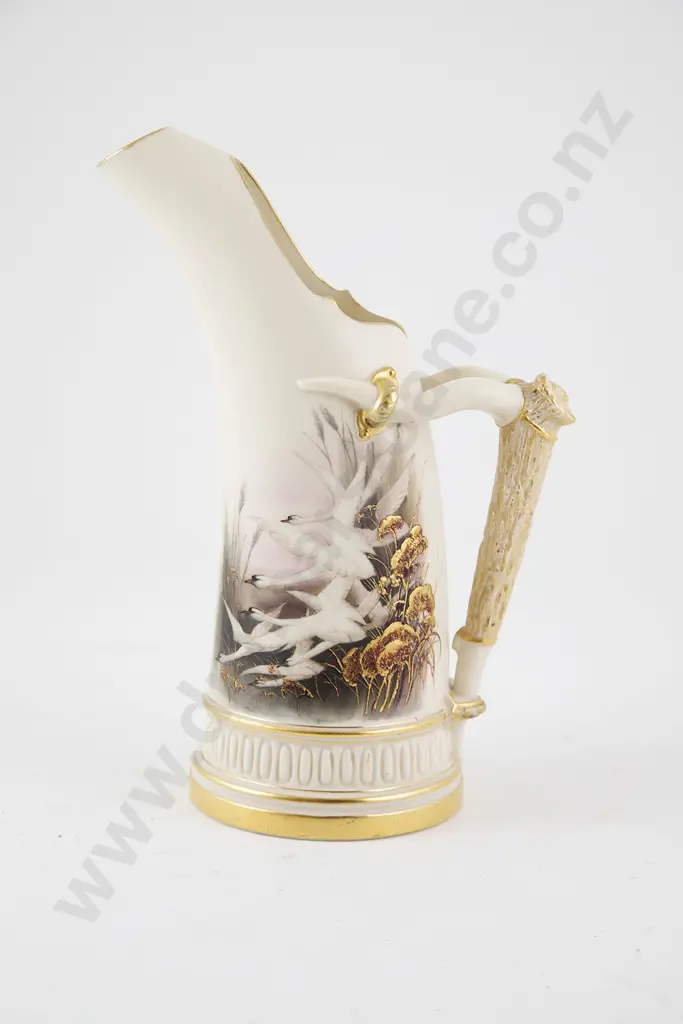 Royal Worcester Tusk Ice Jug Image 1++