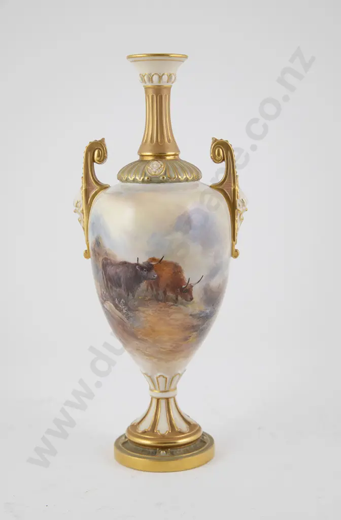 Royal Worcester Vase Image 1++