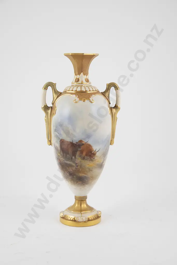 Royal Worcester Vase Image 1++