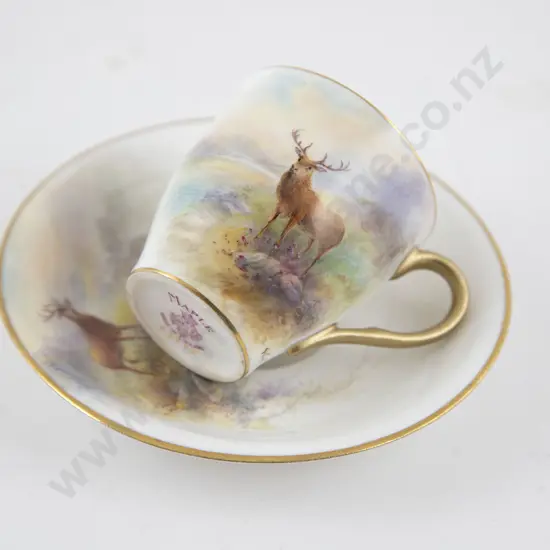 Royal Worcester Coffee Cup and Saucer